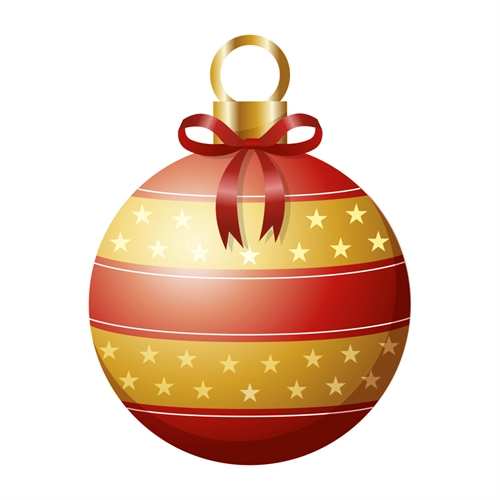 Christmas Decoration Golden Star Christmas Ornament Sticker